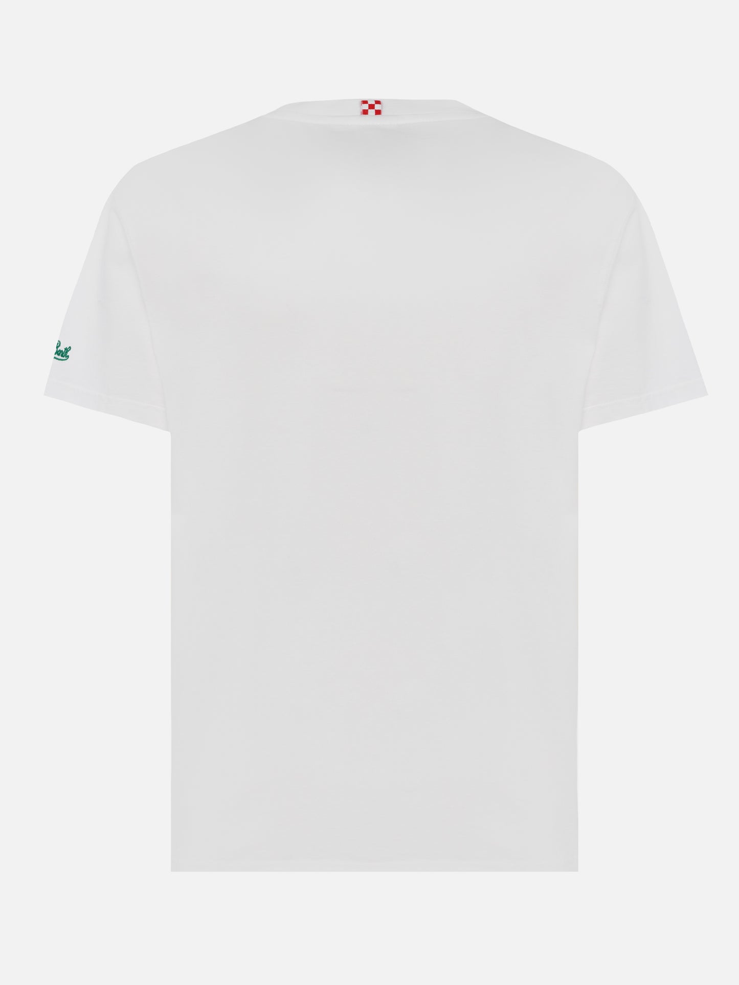 Cotton t-shirt Austin with embroidery and watch print