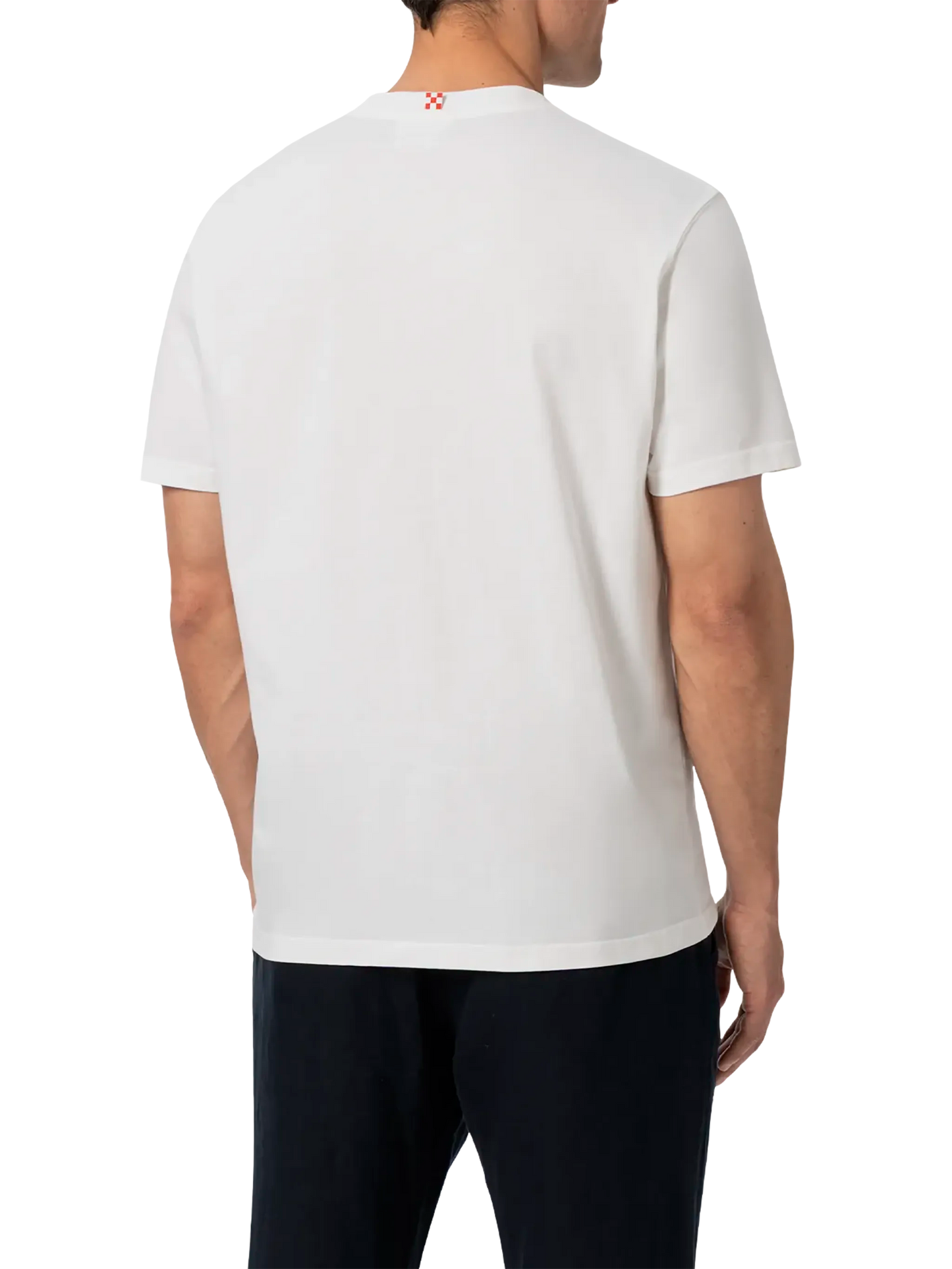 Cotton t-shirt Austin with embroidery and watch print