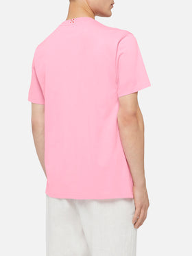 Tshirt in cotone Austin con ricamo e stampa orologio