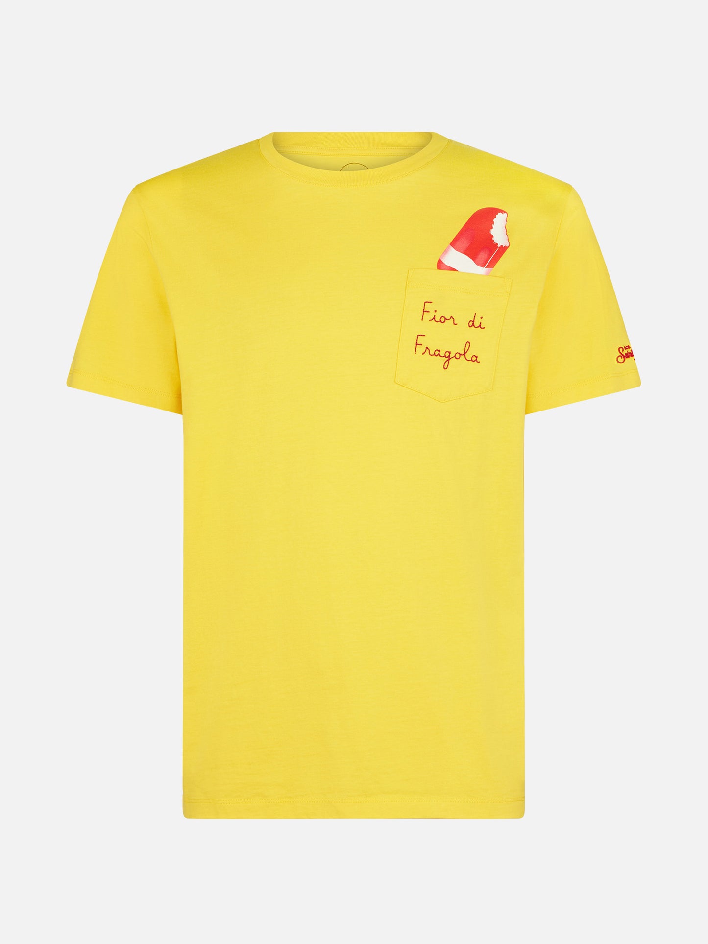 Fior di Fragola Baumwoll-T-Shirt mit Stickerei| ALGIDA® SONDEREDITION