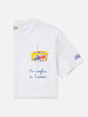 Austin cotton t-shirt with Estathé embroidery | Special Edition
