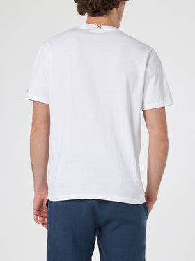 Tshirt in cotone da uomo Austin con ricamo e stampa Portofino Gin | PORTOFINO GIN SPECIAL EDITION