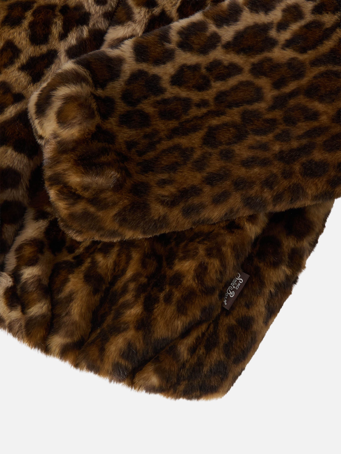 Aveline faux-fur jacket with leopard print