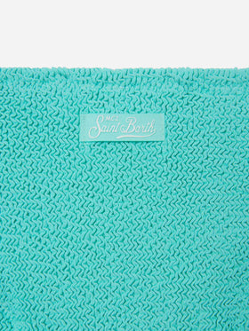 Baker crinkle bikini in water green