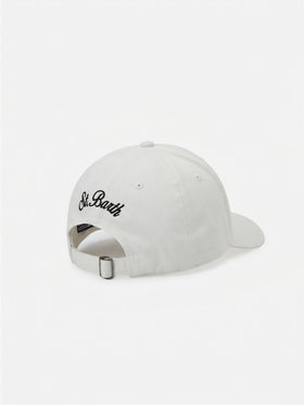 Casquette de baseball à visière blanche avec broderie Cigarette | CIGARETTE SPECIAL EDITION 