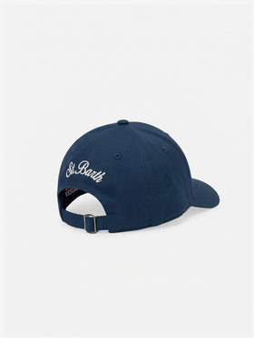 Baseballkappe mit Schirm in Navyblau mit Cigarette-Stickerei | CIGARETTE SPECIAL EDITION 