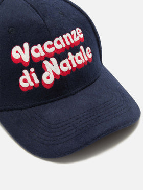 Baseball Cap Wool in wool blend with Christmas Vacation embroidery | VACANZE DI NATALE SPECIAL EDITION