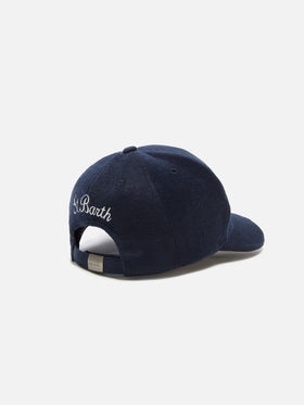 Baseball Cap Wool in wool blend with Christmas Vacation embroidery | VACANZE DI NATALE SPECIAL EDITION