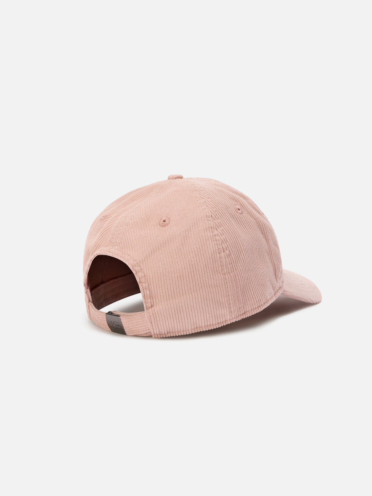 Pink Baseball corduroy cap with logo embroidery