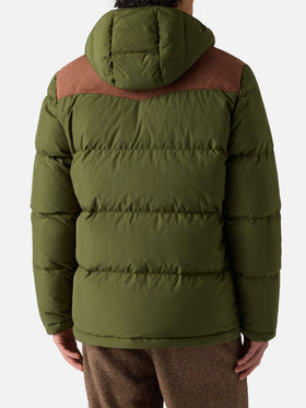 Militärgrüne Daunenjacke mit Kapuze für Herren Baxter