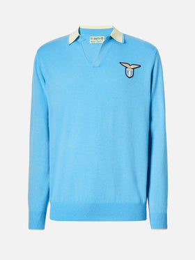 Belmont Light Polo-Sweater mit Lazio-Patch | SS LAZIO SONDEREDITION