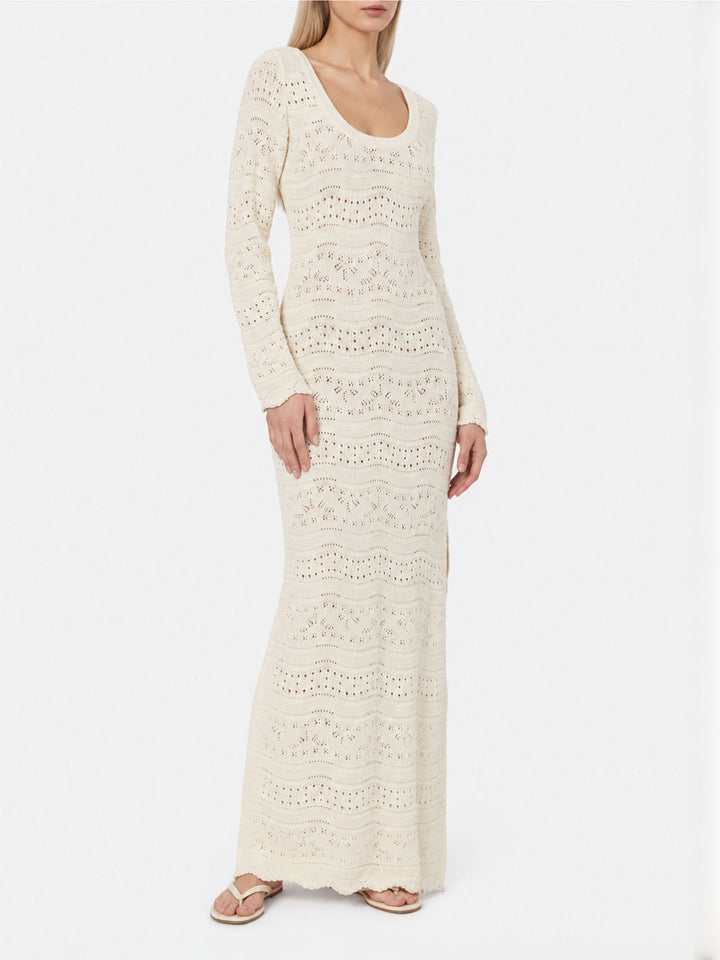 Gestricktes Midikleid Cream Belly 