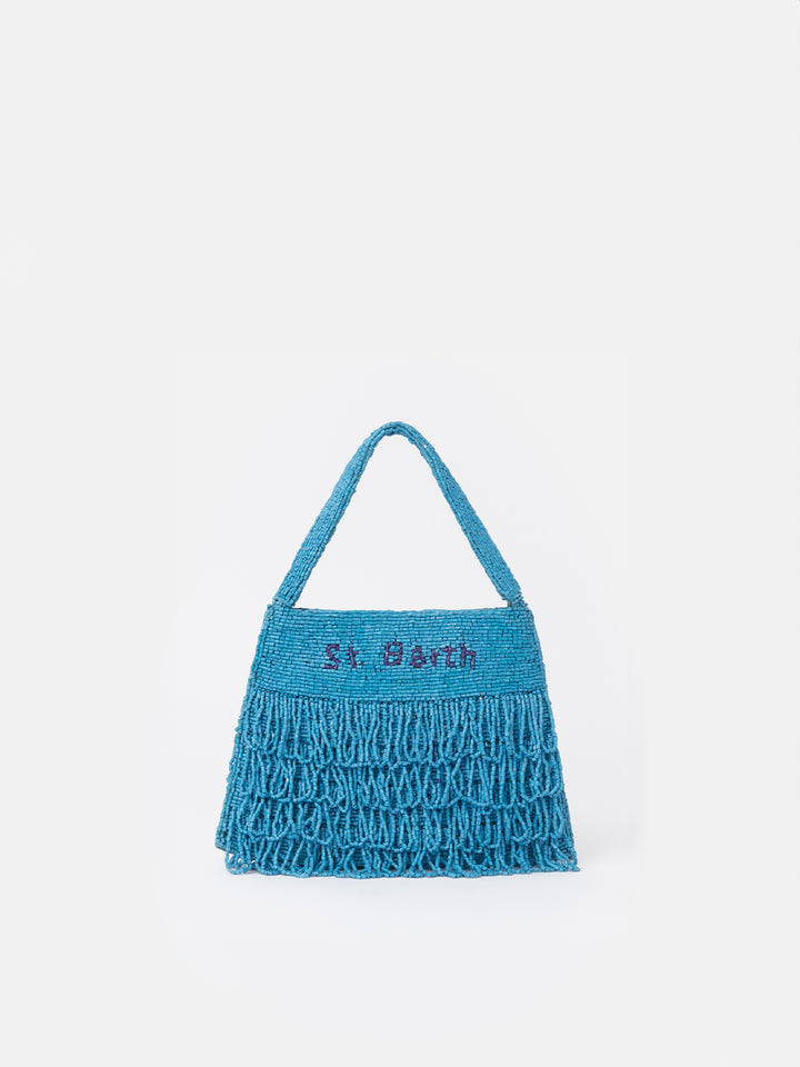 Shiny turquoise Mini Bag Pearl - MC2 Saint Barth