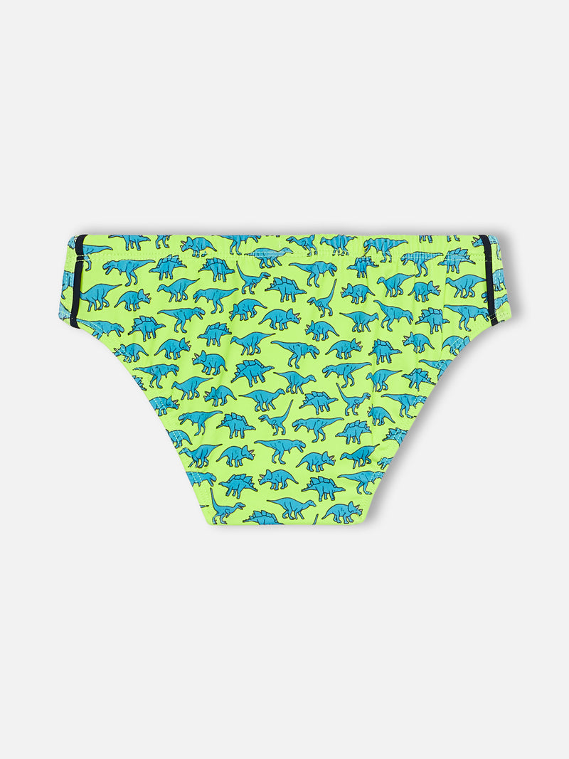 Slip da bagno da bambino Billy con stampa dinosauri