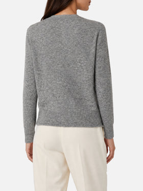 Cardigan gris Bellamy avec strass 