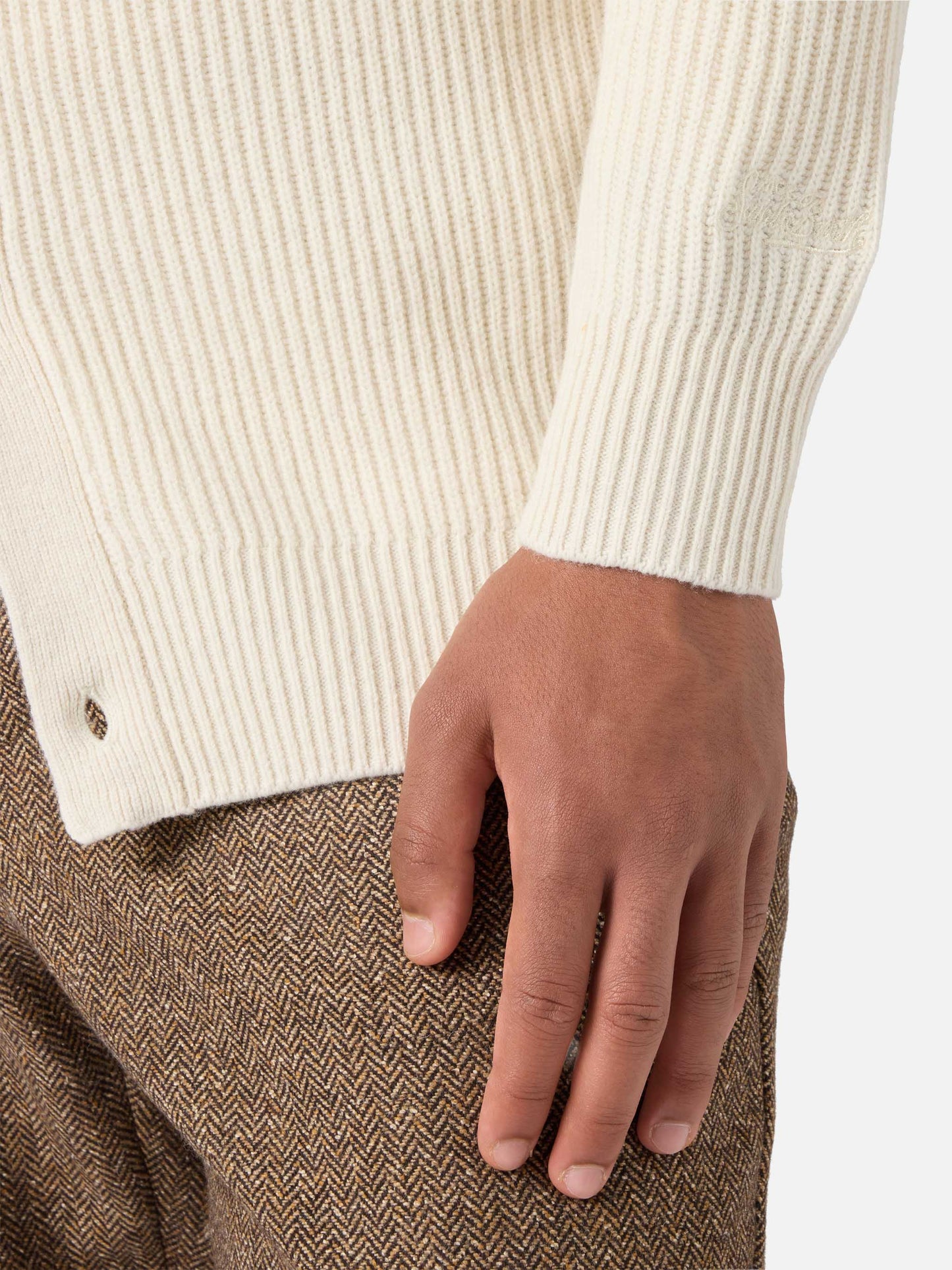 White wool cardigan Bolton
