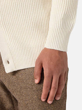 White wool cardigan Bolton