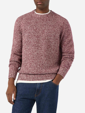 Pull ras-du-cou Red Blunt en laine avec maille mouliné 