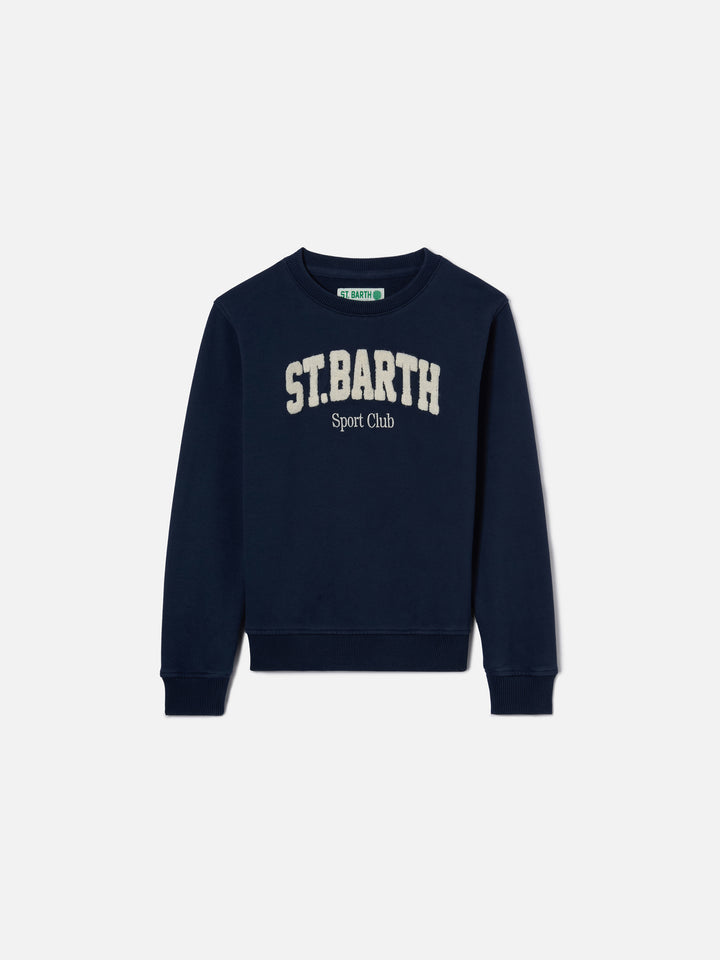 Navy blue Bobby sweatshirt with Sport Club embroidery