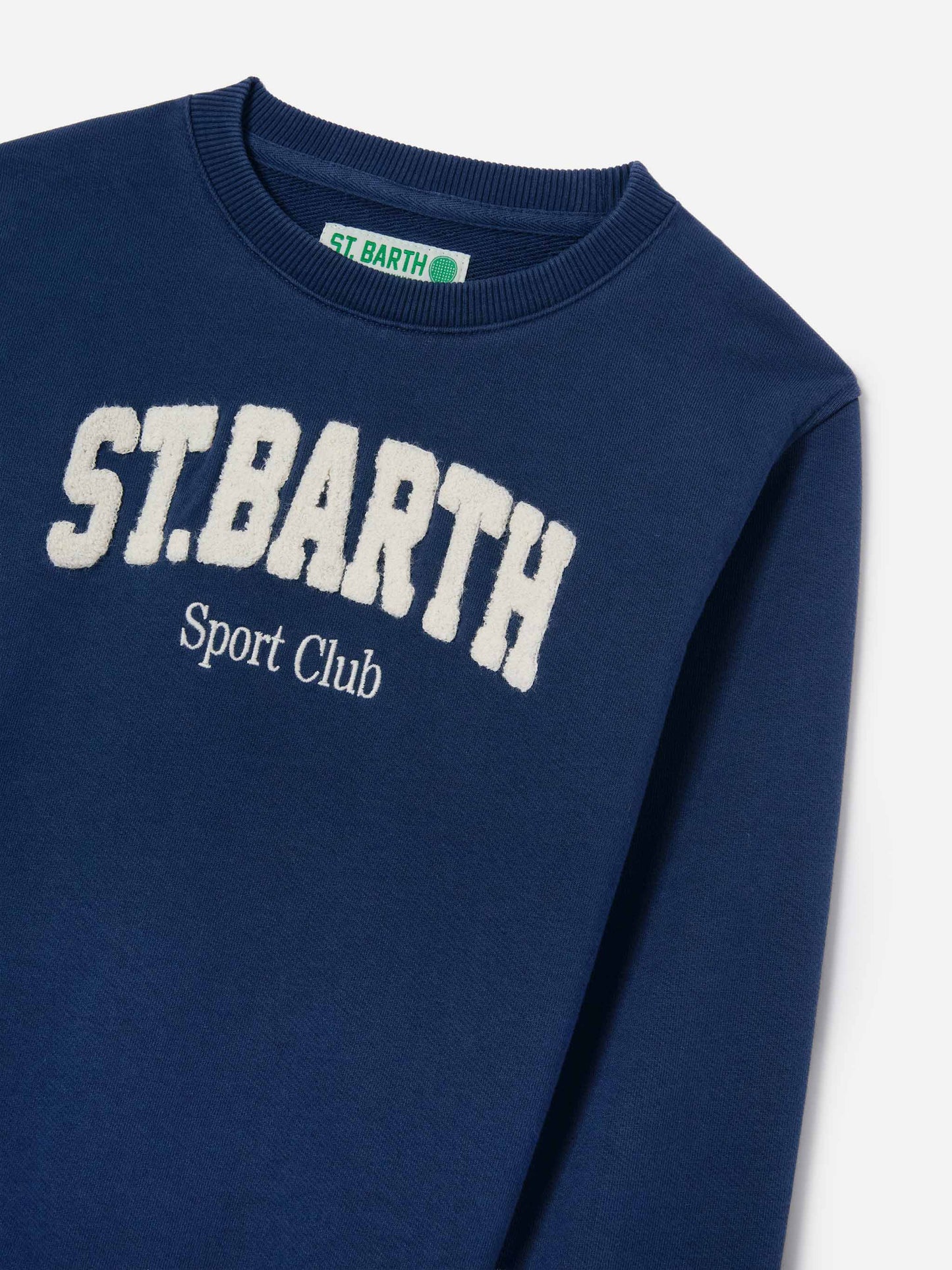 Navy blue Bobby sweatshirt with Sport Club embroidery