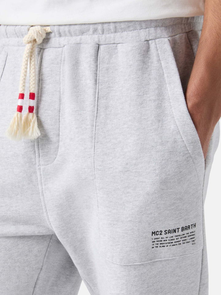 Pantaloni sportivi grigio mélange Bolt