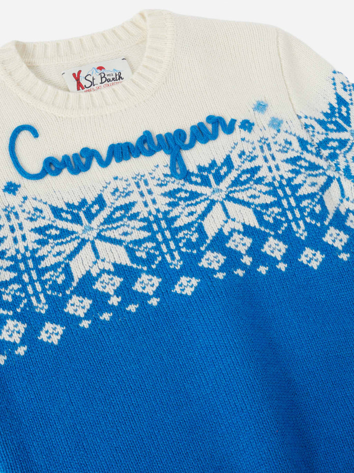 Bombardino Jr Pullover mit Courmayeur- und Fair-Isle-Jacquard