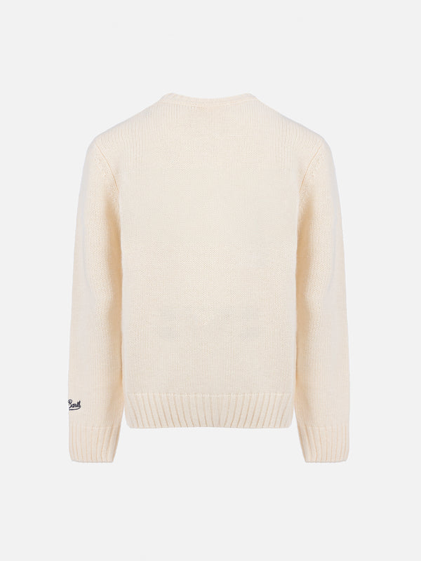 Boy sweater Bombardino with St. Moritz embroidery | ST. MORITZ TOP OF THE WORLD SPECIAL EDITION