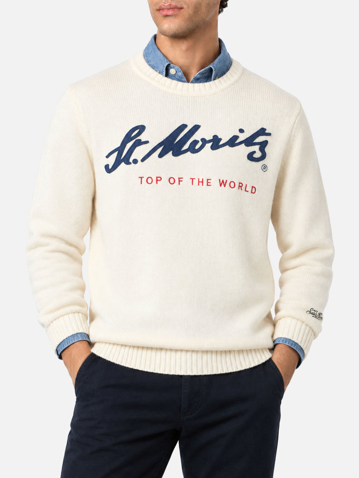 Bombardino-Pullover mit St. Moritz-Stickerei | Special Edition 