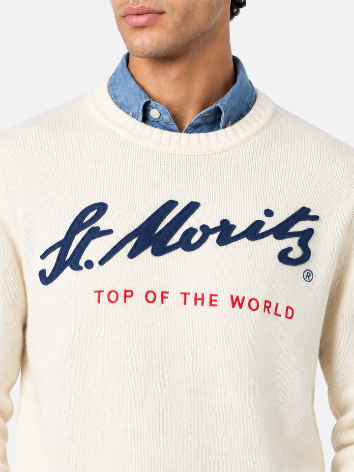Bombardino-Pullover mit St. Moritz-Stickerei | Special Edition 