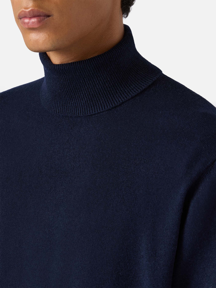 Dolcevita Bond in merinocash blu notte