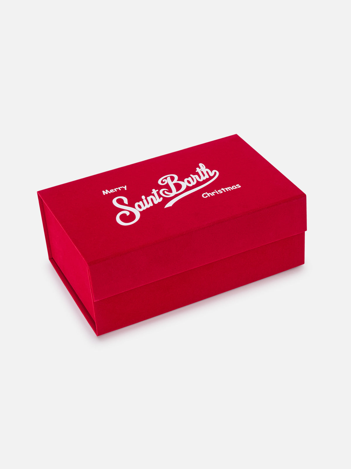 Set aus Pochette mit Hahnentrittmuster und beiger Beanie 
