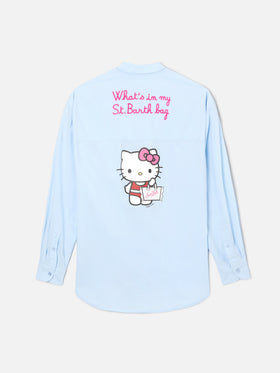 Light blue Brigitte shirt with Hello Kitty print | Special Edition