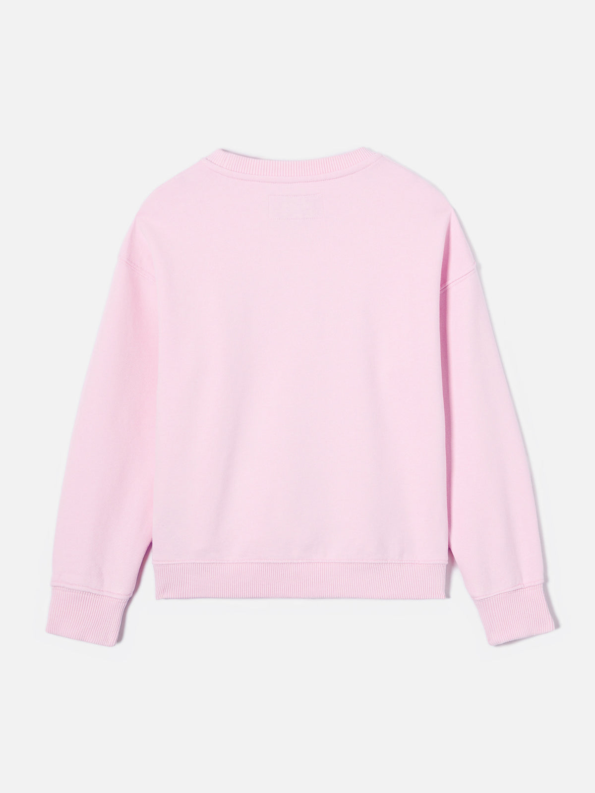 Briony Crewneck Sweatshirt in pink with terry-effect logo