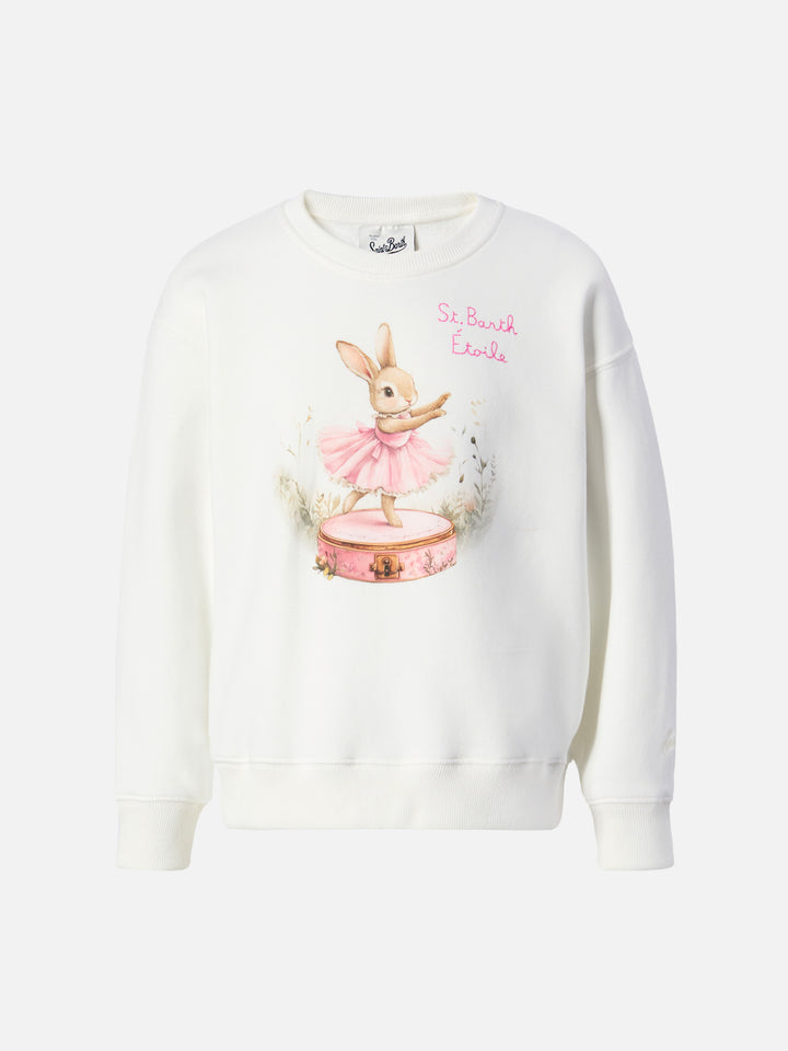 Briony crewneck sweatshirt with bunny print