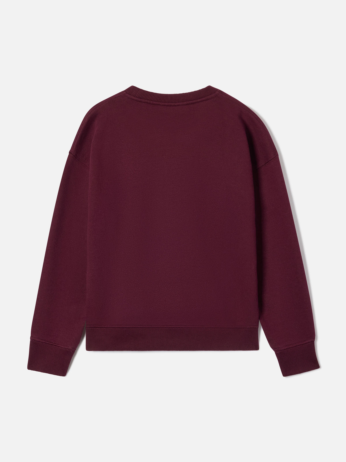 Felpa Briony bordeaux in misto cotone con stampa St. Barth