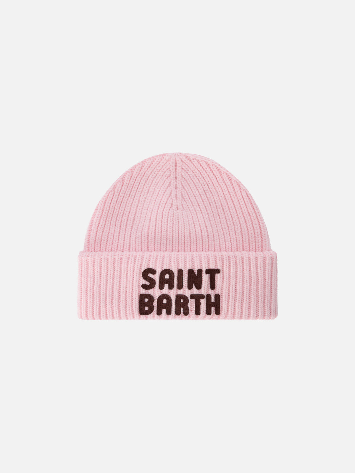 Bonnet rose Berry avec patch logo 