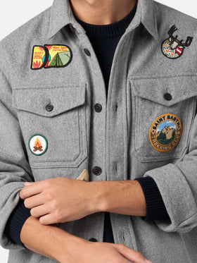 Sobrecamisa Burton de lana gris 