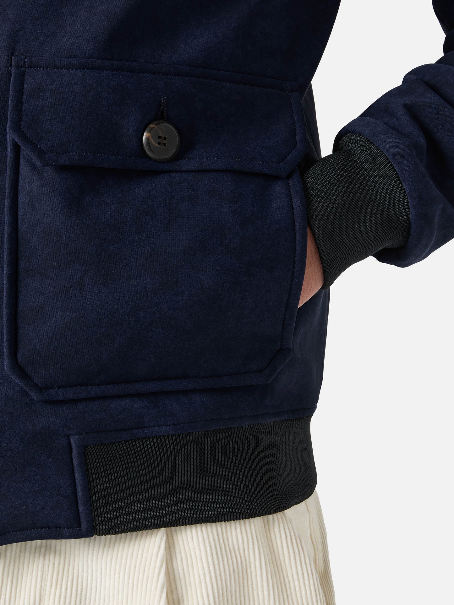 Marineblaue Thermojacke Byron