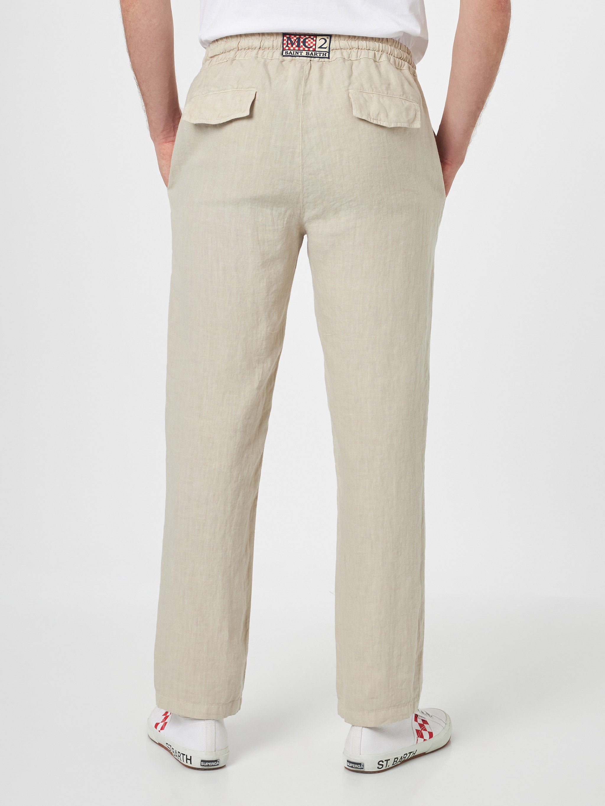 Calais Linen Pants | Men's Loose Fit Summer Pants