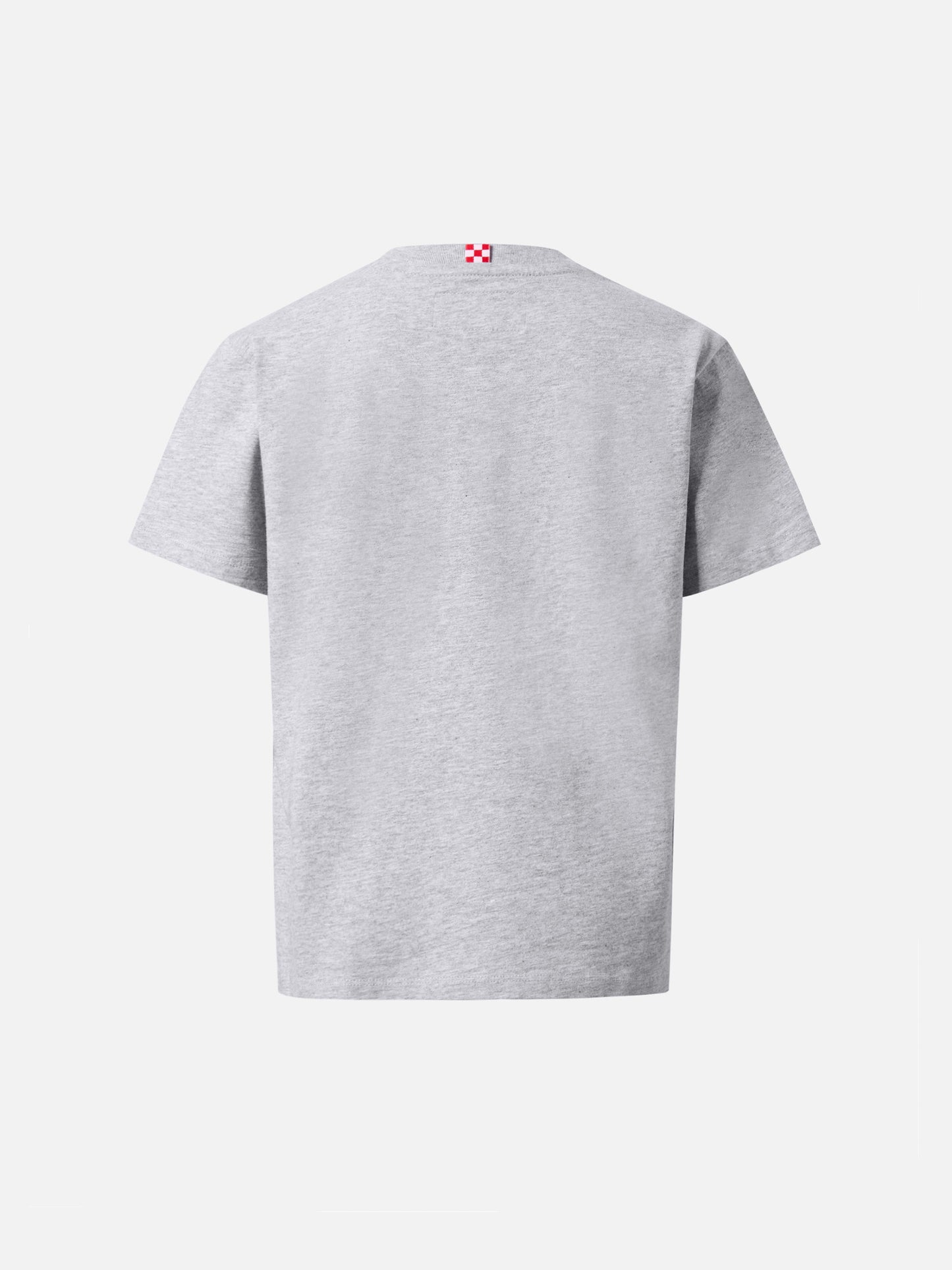 Graues Cameron-Baumwoll-T-Shirt mit Snoopy-St.-Barth-Sportclub-Aufdruck | PEANUTS-SONDEREDITION