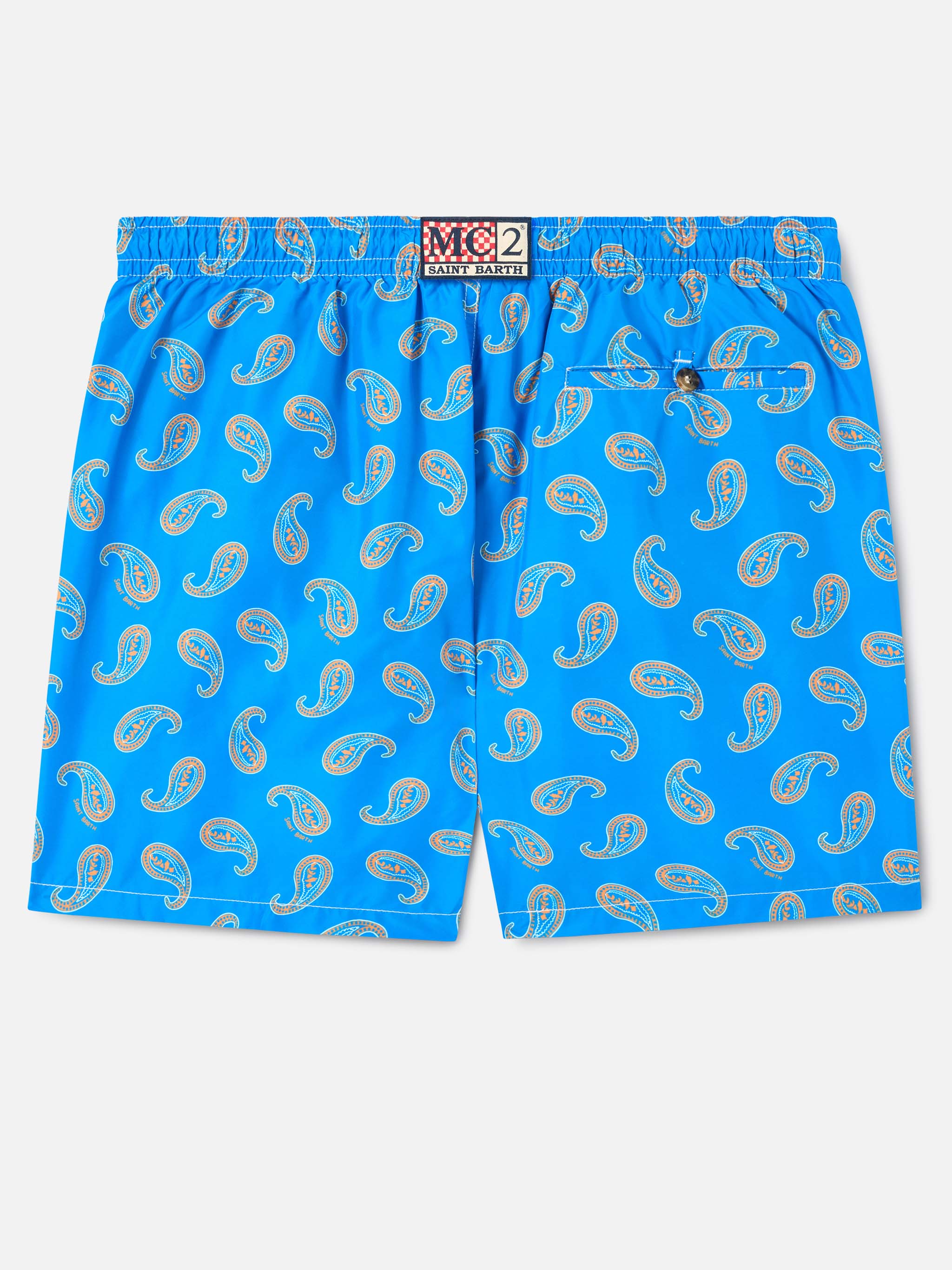 Bluette paisley Caprese swim shorts – MC2 Saint Barth
