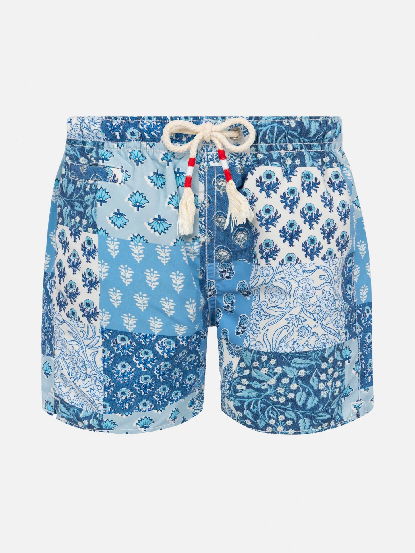 Mid-length swim-shorts Caprese Jr with floral print