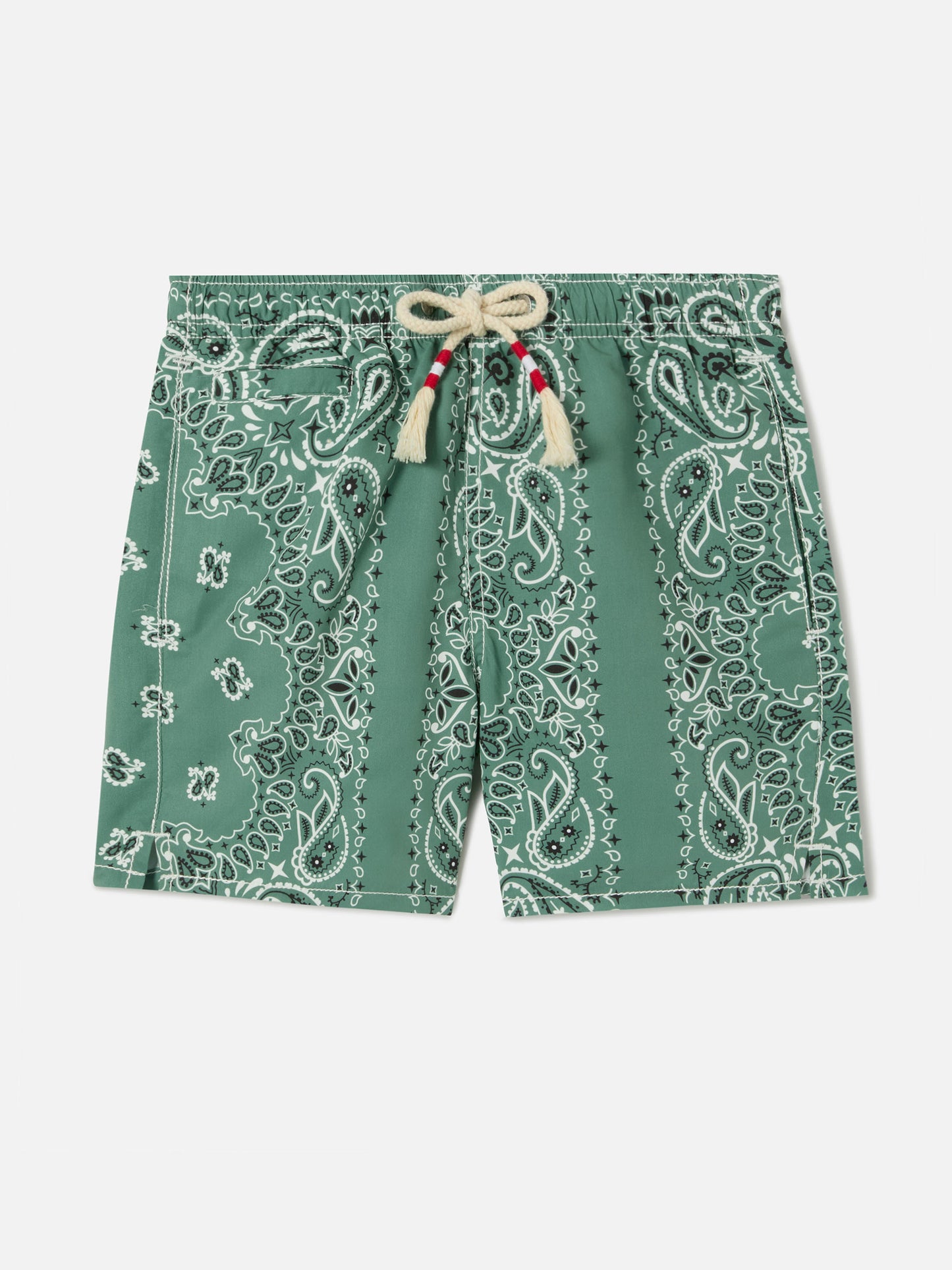 Caprese Jr Badehose mit Bandana-Print in Militärgrün 