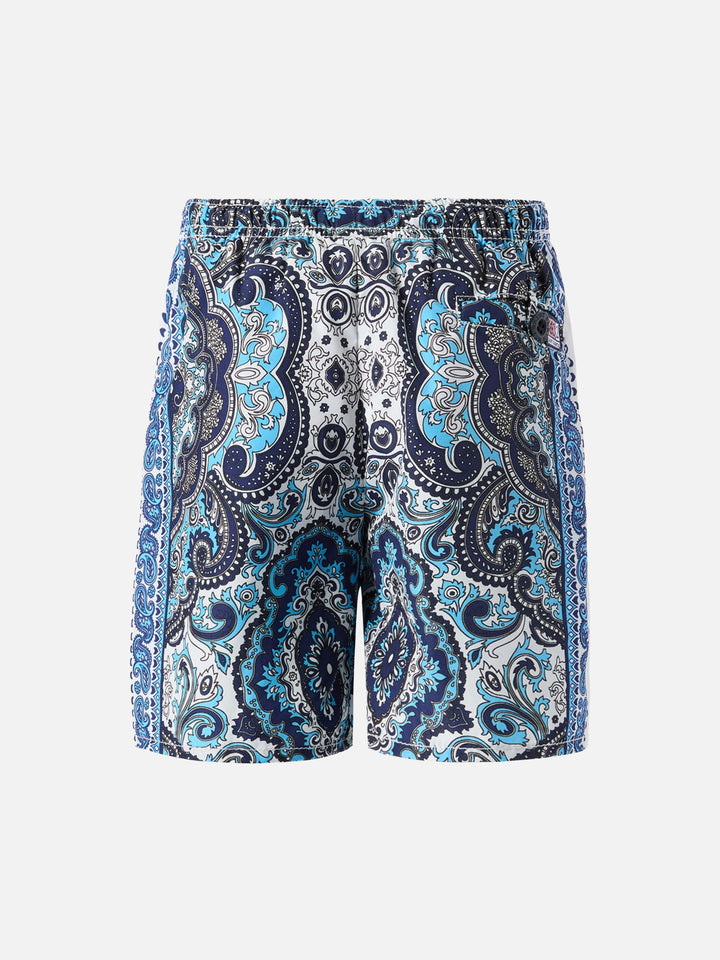 Mittellange Badeshorts Caprese Jr mit Zigeunermuster