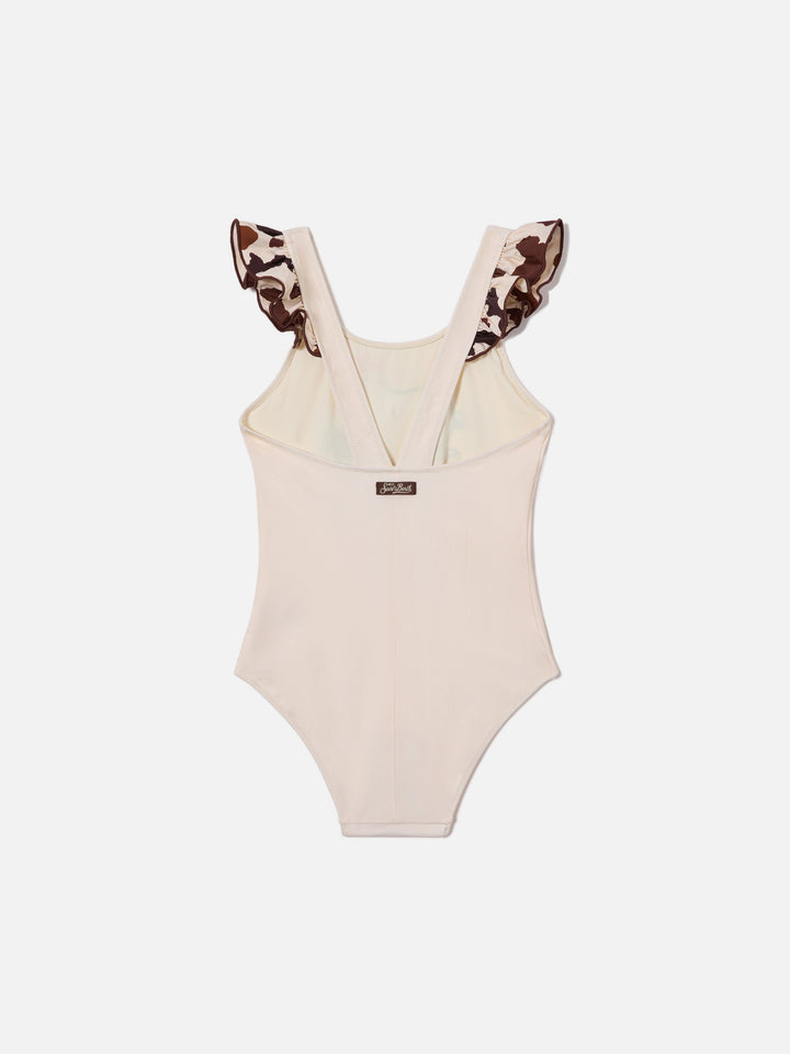 Carol one-piece swimsuit with Snoopy print | Special Edition