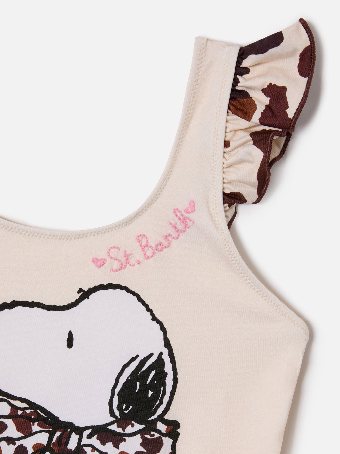 Carol one-piece swimsuit with Snoopy print | Special Edition