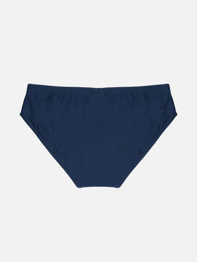 Slip de baño azul marino liso Cayo 