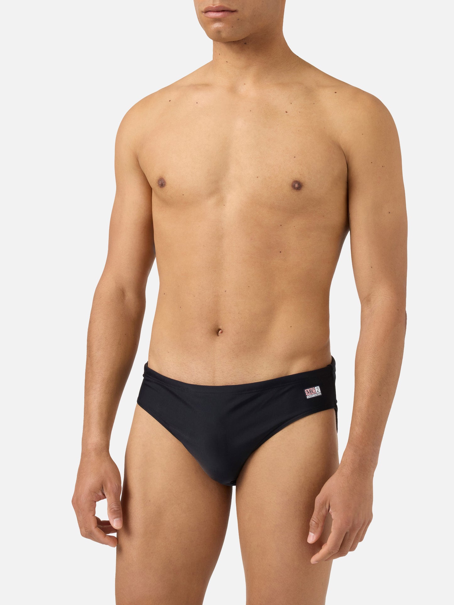 Cayo solid black swim briefs