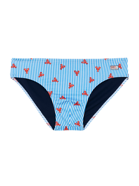 Badeslip Cayo mit Hummer-Print