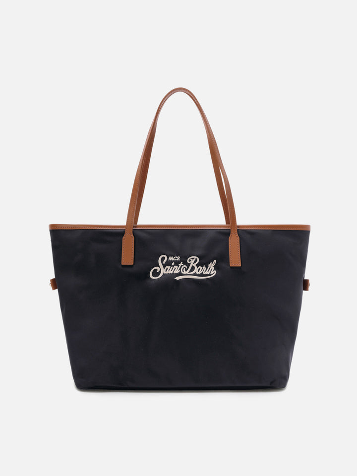 Black City nylon regular bag